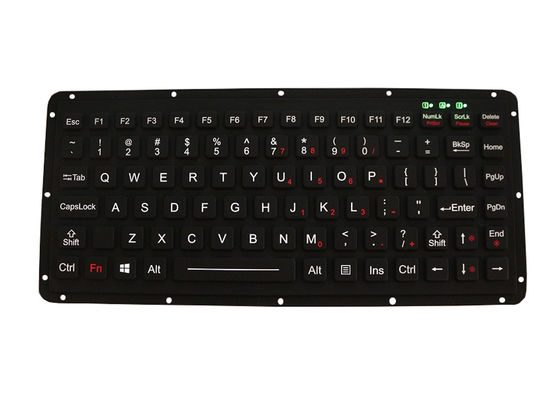 La dinámica militar construida sólidamente del teclado del Emc de la goma de silicona selló 87 llaves