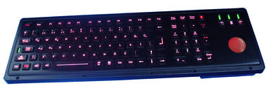 El scrachproof turco iluminado construyó sólidamente el teclado con el teclado numérico, Trackball