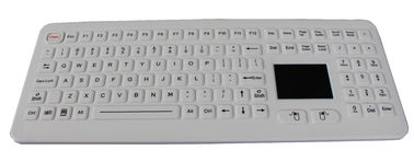 teclado médico de la goma de silicona de 108 llaves con el panel táctil y la interfaz USB ásperos