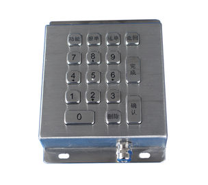 IEC inoxidable 60512-6 de la tarjeta inteligente del lector del metal numérico de escritorio movible del telclado numérico
