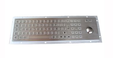 El panel dinámico IP65 montó el teclado del acero inoxidable con el ratón integrado del Trackball