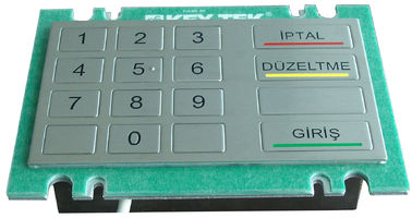 Telclado numérico numérico de la máquina expendedora del metal del soporte del panel trasero con la interfaz USB 4 por el telclado numérico 4