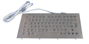 El acero inoxidable del quiosco profesional construyó sólidamente el teclado con llaves del FN, RoHS