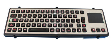 El contraluz selló y construyó sólidamente el teclado industrial con FCC IP65 del CE de RoHS del panel táctil
