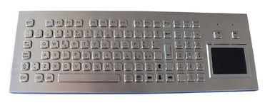 Teclado de escritorio del acuerdo del metal IP65 con el panel táctil/el teclado industrial de la PC