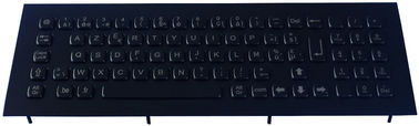 Teclado negro construido sólidamente del metal integrado con el teclado numérico