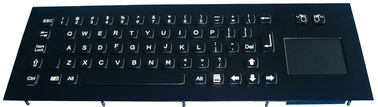 Vándalo durable del teclado negro industrial dinámico ultra fino del metal IP65 resistente