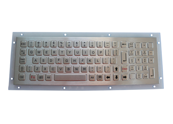 El metal selló el teclado de acero inoxidable que SUS304 lavable dinámico cepilló