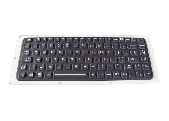 90 teclado antimicrobiano impermeable industrial del teclado IP65 de la goma de silicona de las llaves