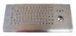 teclado plano del quiosco del metal del diseño del montaje en la pared dominante 82 con llave y el panel táctil del FN