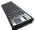 IP65 cepilló llaves construidas sólidamente la prueba líquida de acero del teclado 106 con el panel táctil