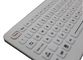 Todos en un teclado industrial del silicón con el color blanco o negro del teclado numérico para médico