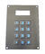 IP67 12 cierra el telclado numérico retroiluminado azul impermeable dinámico del metal de la matriz de punto con el LCD