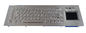 Teclado inoxidable de la prenda impermeable del quiosco de IP65 Braille con el panel táctil, 68 llaves