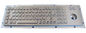 Polvo - teclado rugoso de braille del punto del acero inoxidable de la prueba con el Trackball óptico