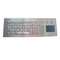 Ip67 ató con alambre el panel táctil a prueba de vandalismo iluminado de la prenda impermeable del teclado de acero industrial