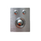 ratón óptico de acero inoxidable del Trackball de 25.0m m con 2 botones del metal