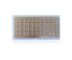 40 atmósferas de acero inoxidables alfanuméricas Pin Keypad de Dot Matrix Backlit Panel Mount del telclado numérico de los botones