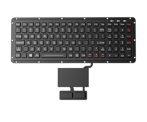 102 teclas teclado EMC, teclado militar a prueba de agua y polvo