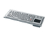 89 teclas teclado USB retroiluminado IP65 resistente al agua dinámico con panel táctil táctil robusto