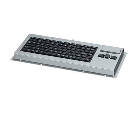 89 teclas teclado militar IP67 Dinámico sellado y duradero teclado de goma de silicona incrustado