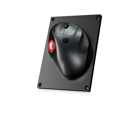 Ratón ergonómico del Trackball del grado militar IPX6 con 3 el módulo óptico del Trackball de los botones 34m m