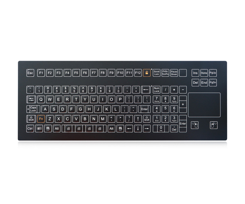 108 teclas IP65 fabricante de teclado de membrana con tecnología clave OMRON resistente a químicos y líquidos
