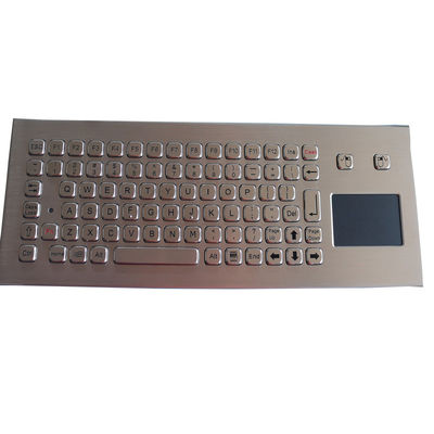 Teclado industrial del metal de IP68 USB RS232 PS2 con el panel táctil
