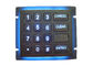 teclado numérico Dot Matrix With Backlight de acero inoxidable del metal del viaje de 0.45m m