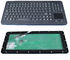 Teclado antimicrobiano durable del silicón de 120 llaves con el teclado numérico del panel táctil