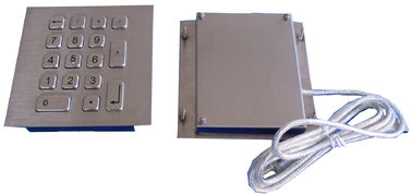 Telclado numérico modificado para requisitos particulares del metal con el regulador electrónico, 17 llaves para los cajeros automáticos (atmósferas)