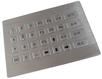 28 llaves impermeabilizan el teclado numérico del metal del acero inoxidable para la máquina del autoservicio