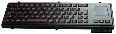Teclado militar e industrial con el panel táctil/el teclado ergonómico del panel táctil
