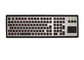 IP65 dinámico cepilló el teclado construido sólidamente de acero con el panel táctil