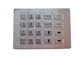 Teclado numérico de acero inoxidable Mini Keypad For Kiosk industrial del interfaz de la matriz