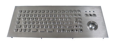 Teclado industrial del MINI de 81 llaves soporte del panel con el Trackball para el quiosco de información
