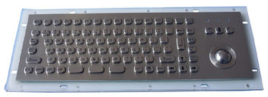 Teclado industrial del acuerdo del quiosco del metal con el Trackball construido sólidamente